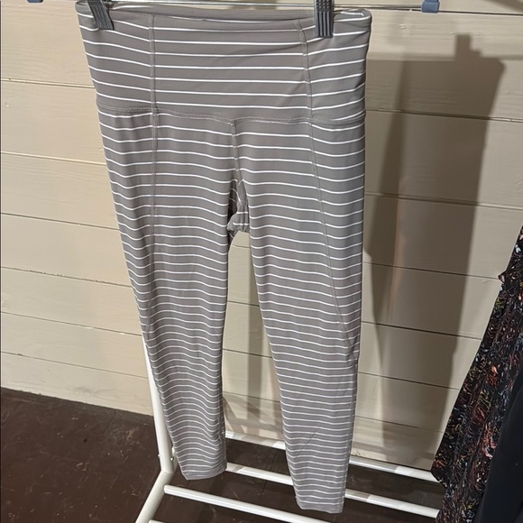 Athleta Striped Leggings - Picture 1 of 4